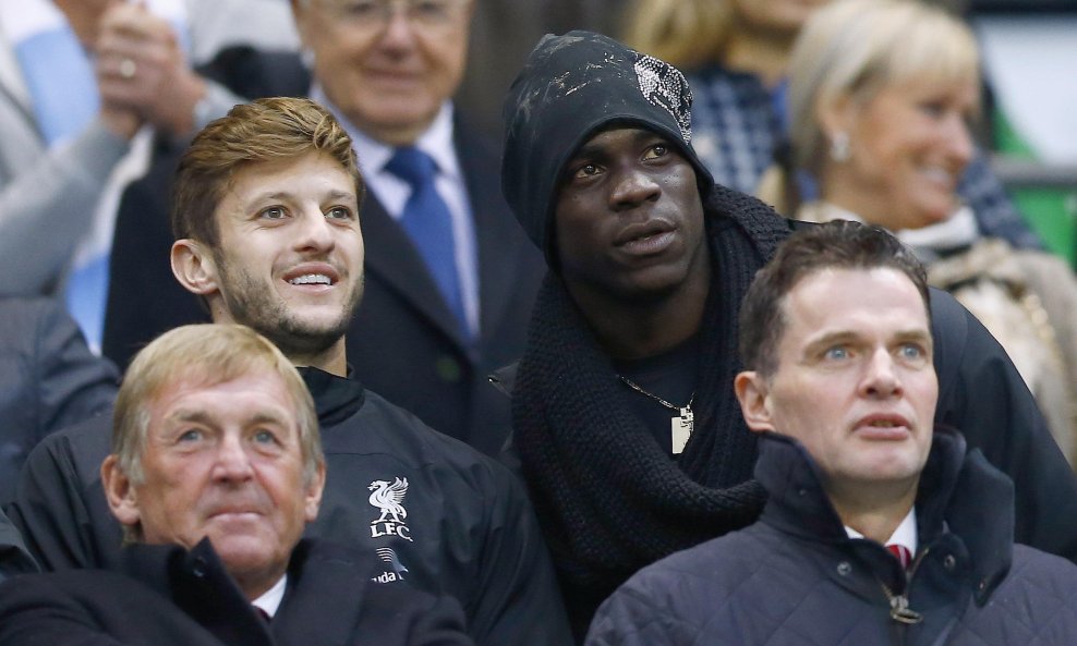 Adam Lallana Mario Balotelli Kenny Dalglish