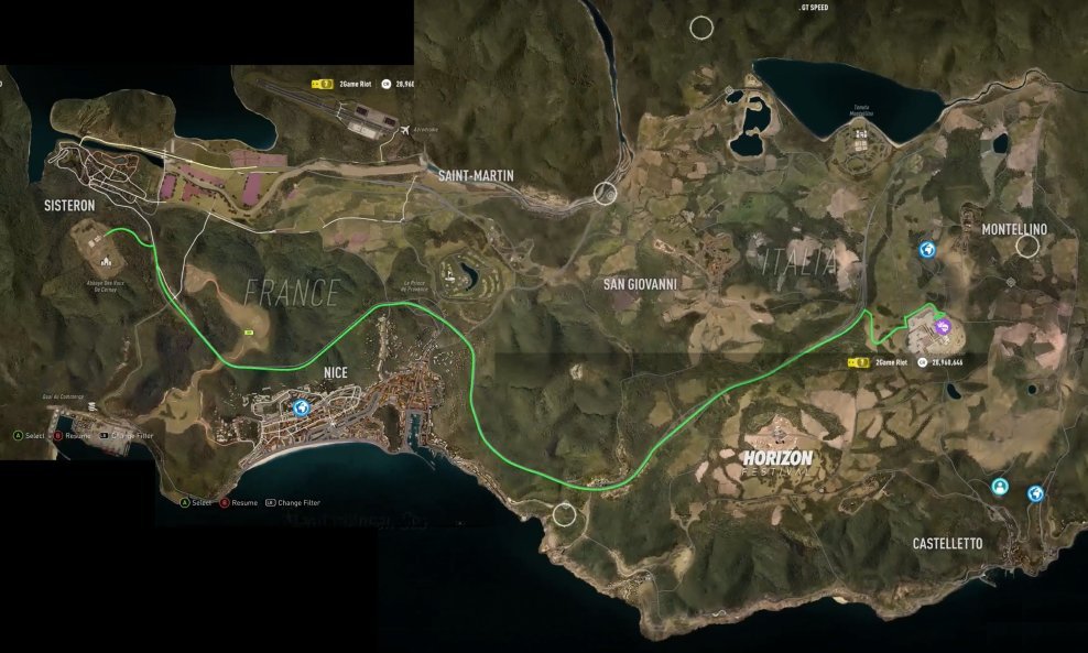 forza horizon 2 map