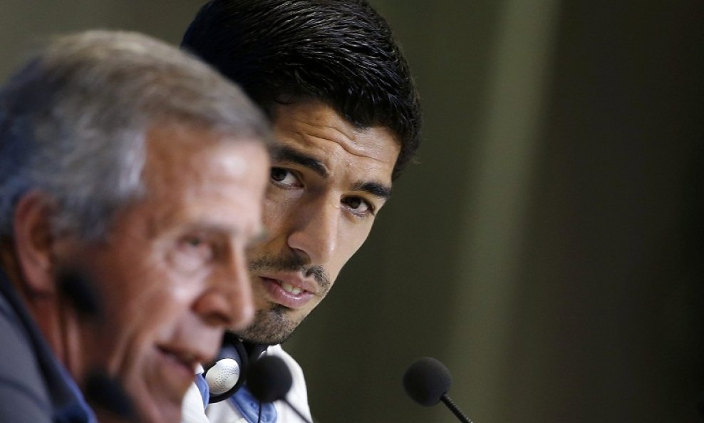 Luis Suarez i Oscar Tabarez