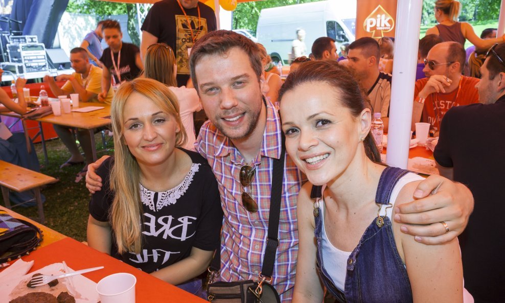 Mirjana Mikulec, Luka Bulić, Sandra Bagarić - Finale PIK roštiljade 2014 