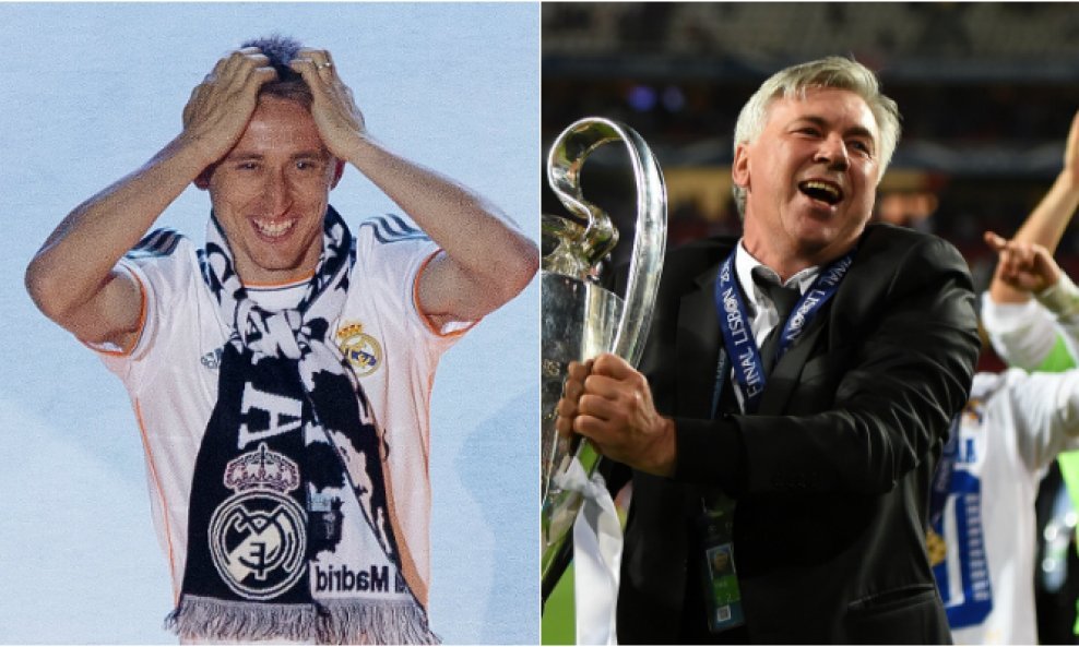 Modrić, Ancelotti