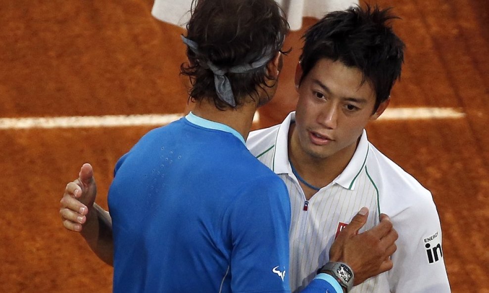 Kei Nishikori i Rafael Nadal