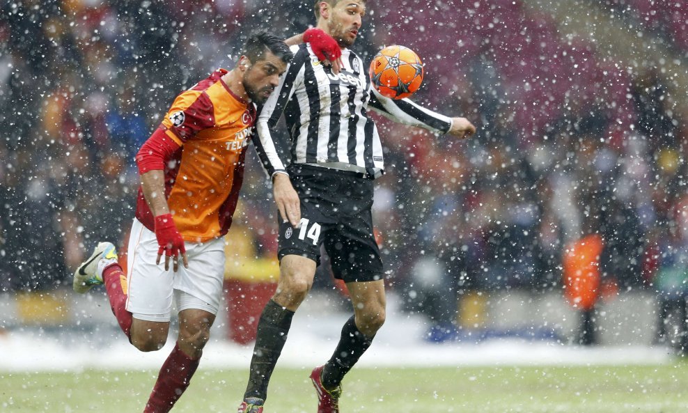 Fernando Llorente i Gokhan Zan - Galatasaray - Juventus