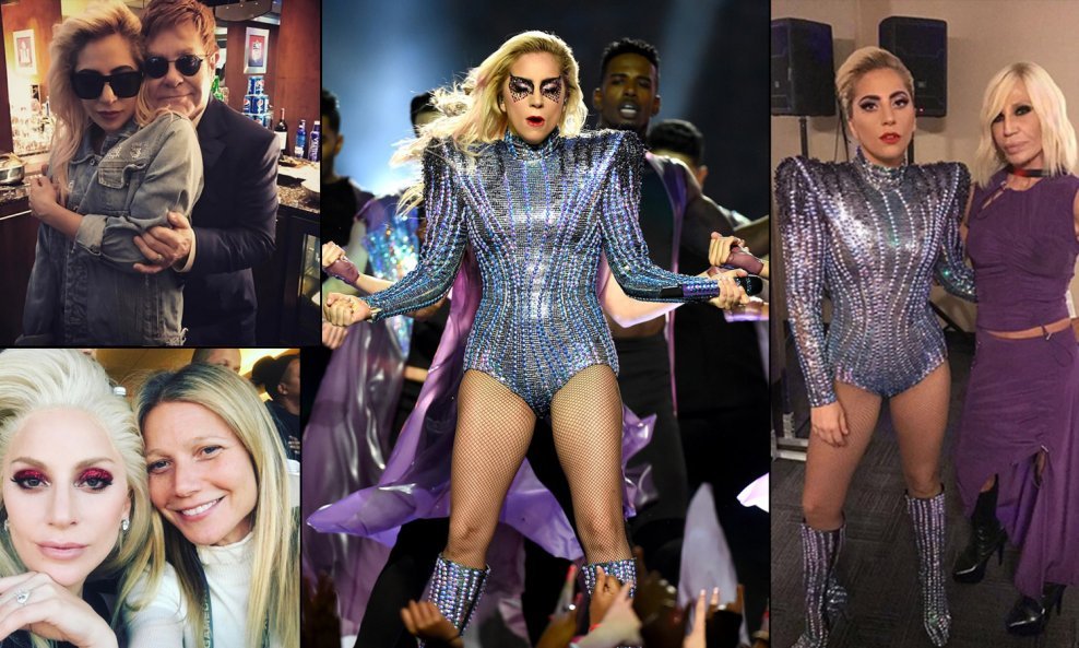 Lady Gaga uz Eltona Johna, Donatellu versace i Gwyneth Paltrow