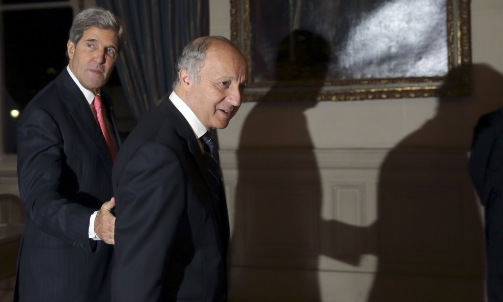 John Kerry i Laurent Fabius