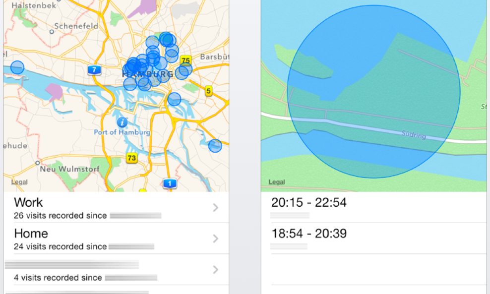 iOS 7 Frequent Locations