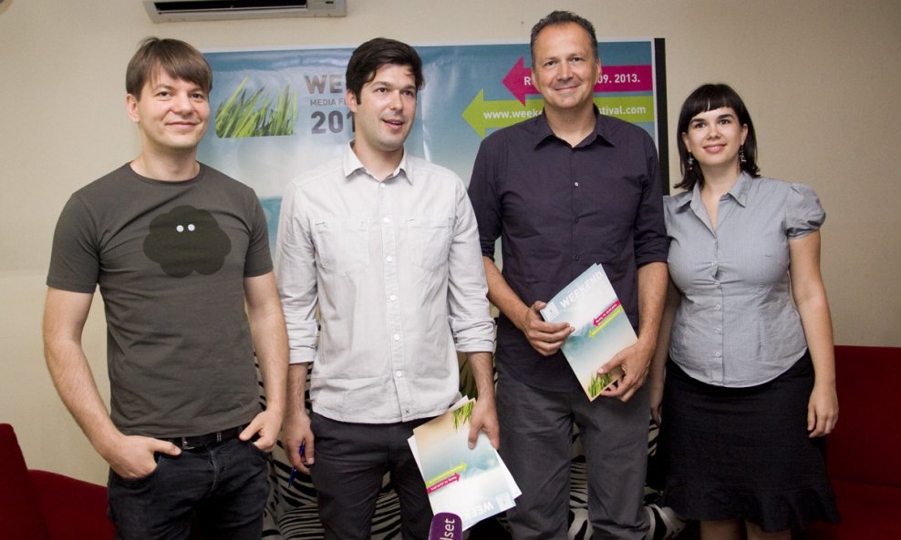 Press konferencija povodom Weekend Media Festivala - Davor Bruketa, Nikola Vrdoljak, Tomo Ricov i Ružica Vrdoljak