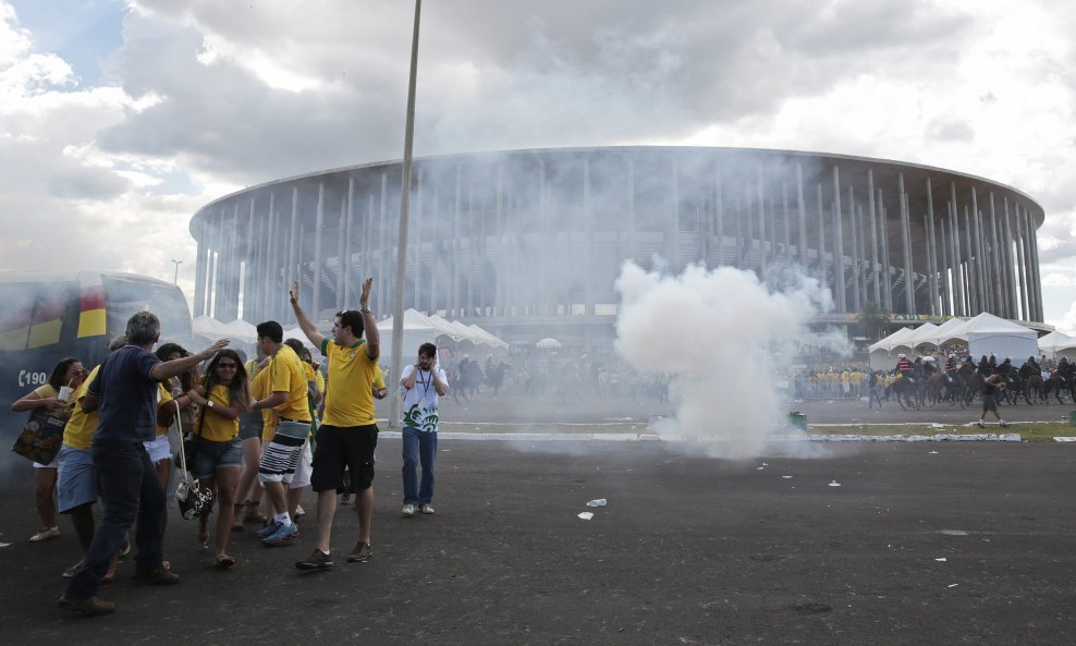 Navijači u Brazilu na Kupu konfederacija