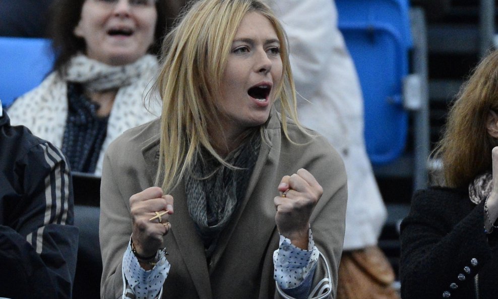 Maria Sharapova navija