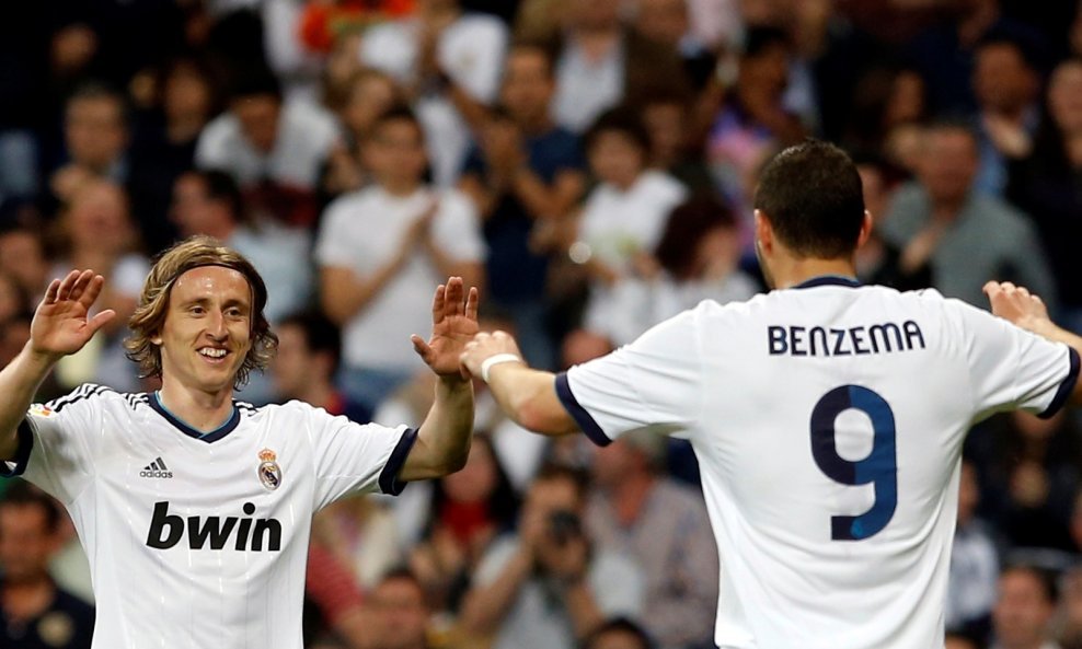 Luka Modrić i Karim Benzema