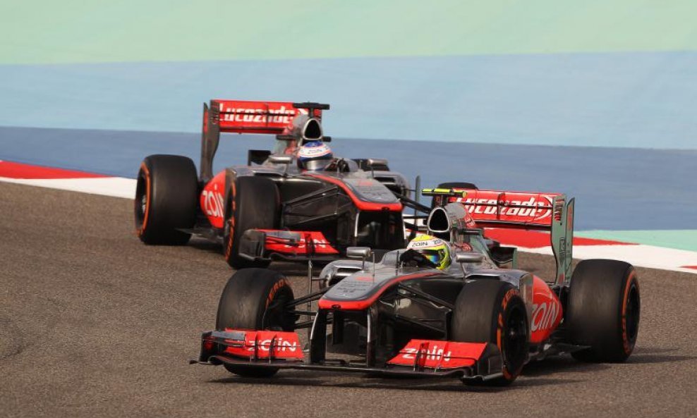 Sergio Perez i Jenson Button