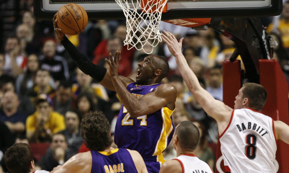 Kobe Bryant protiv Portland Trail Blazersa