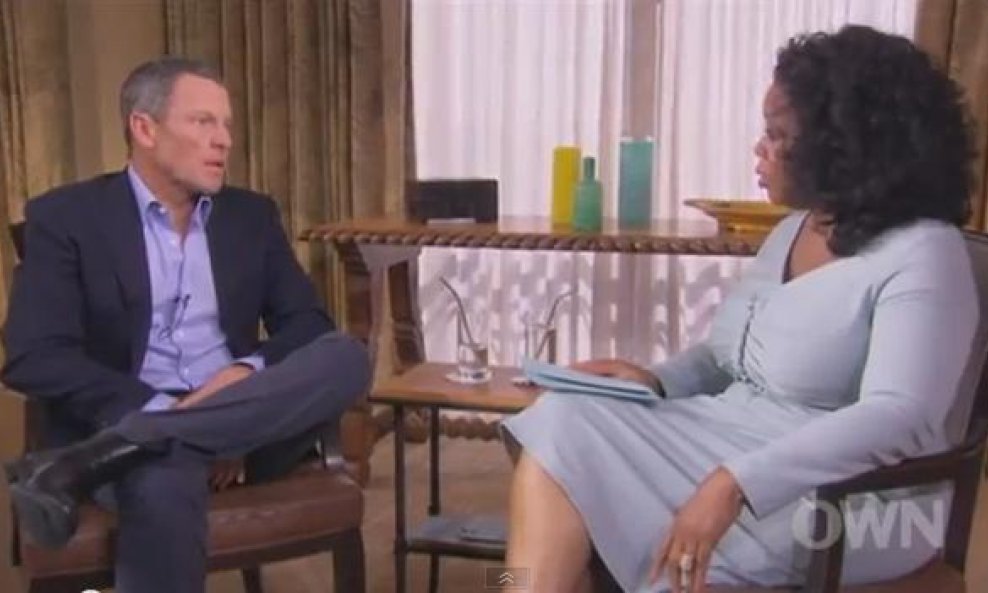 Lance Armstrong i Oprah Winfrey