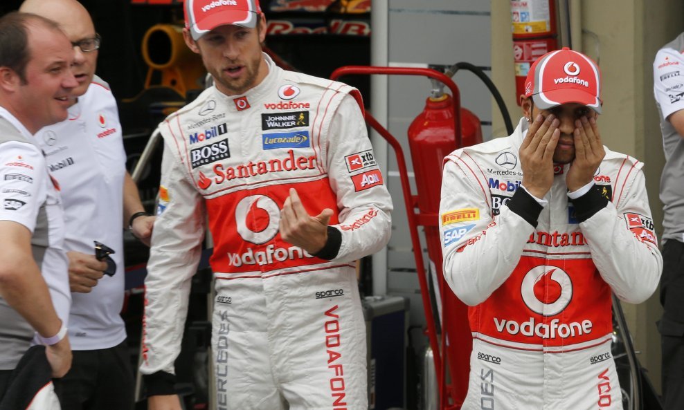 Piloti McLarena Jenson Button i Lewis Hamilton