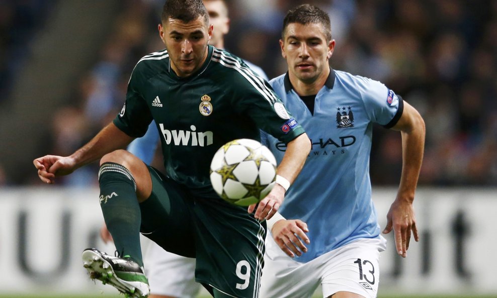 Aleksandar Kolarov i Karim Benzema