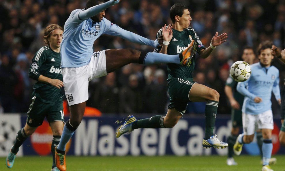 Manchester City - Real Madrid,  Yaya Toure i Angel Di Maria