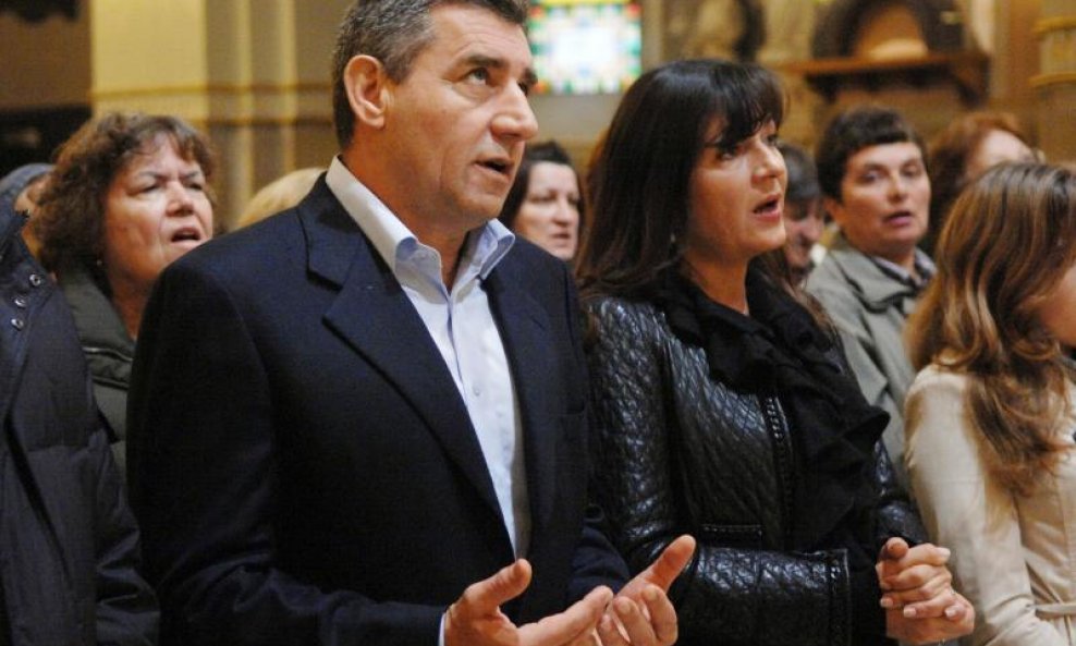 Ante Gotovina i Dunja u Mariji Bistrici