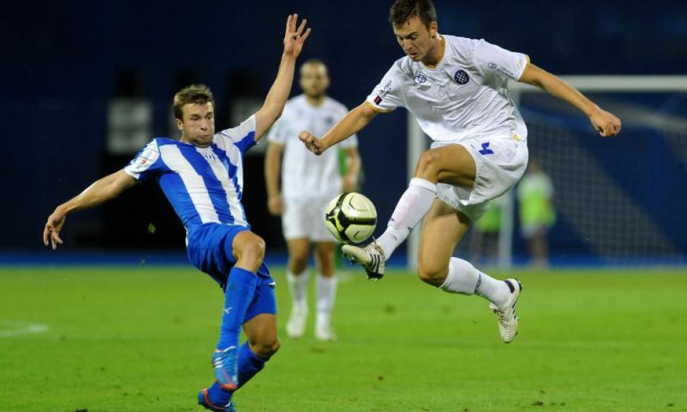 Lokomotiva Zagreb - GNK Hajduk Split. Domagoj Antolić, Antonio Milić