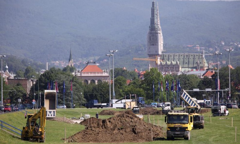 fontane radovi zagreb gradilište