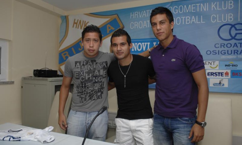 Herbert Alferez, Armas Carlos Gutierrez, Pulido Jose Luis Delgado NK Rijeka 2011