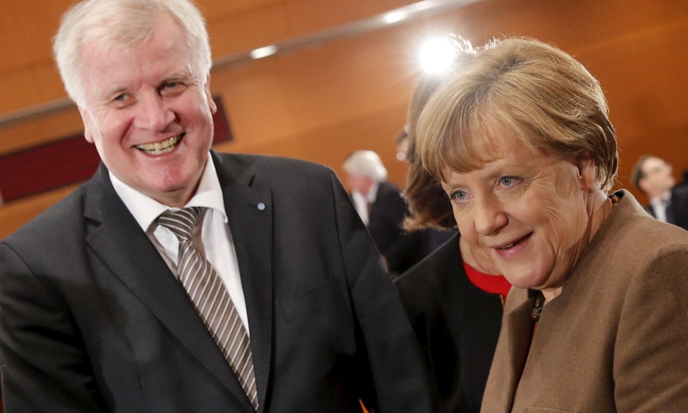 Angela Merkel i Horst Seehofer