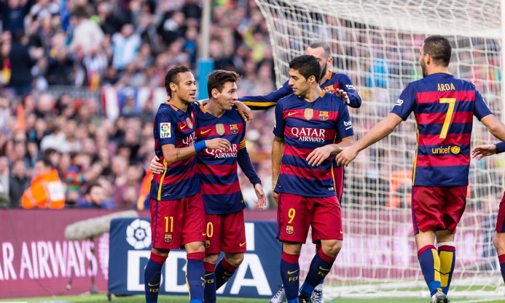 Barcelona - Granada Lionel Messi Neymar Arda Turan