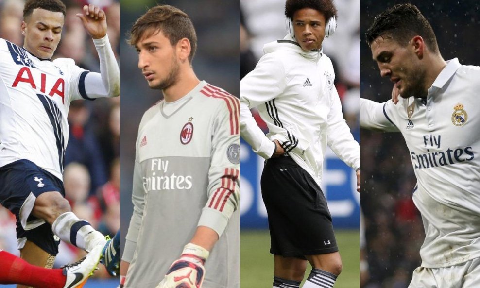 Delle Ali, Gianluigi Donnarumma, Leroy Sane i Mateo Kovačić