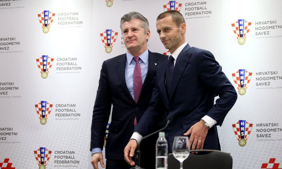 Davor Šuker i Aleksander Čeferin