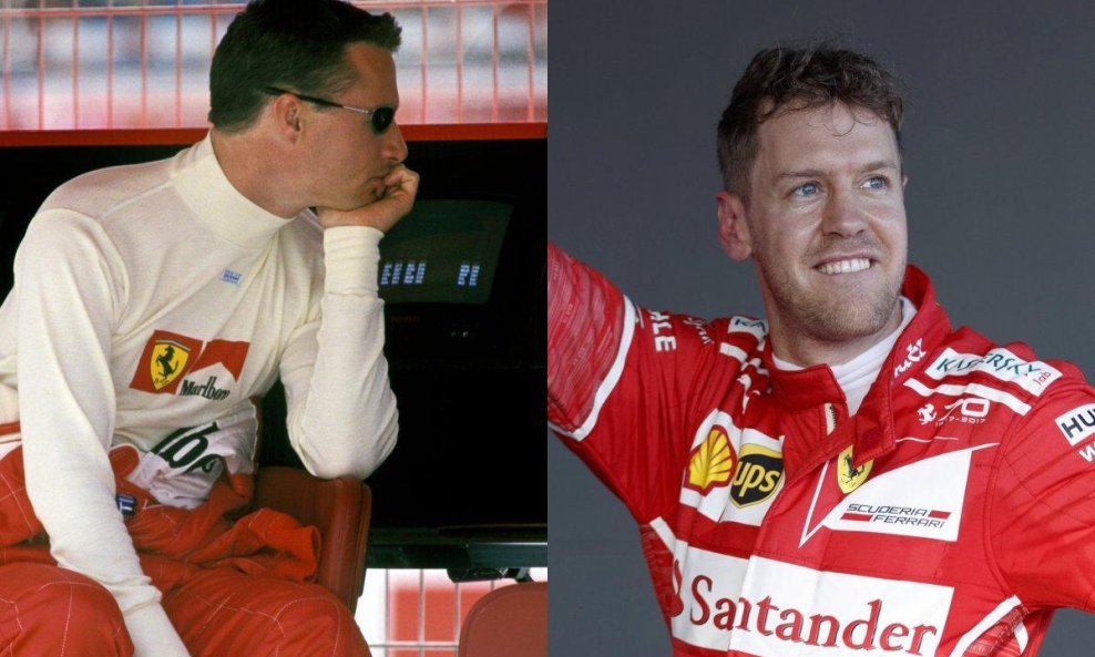 Eddie Irvine i Sebastian Vettel