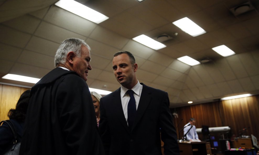 Oscar Pistorius i odvjetnik Barry Roux