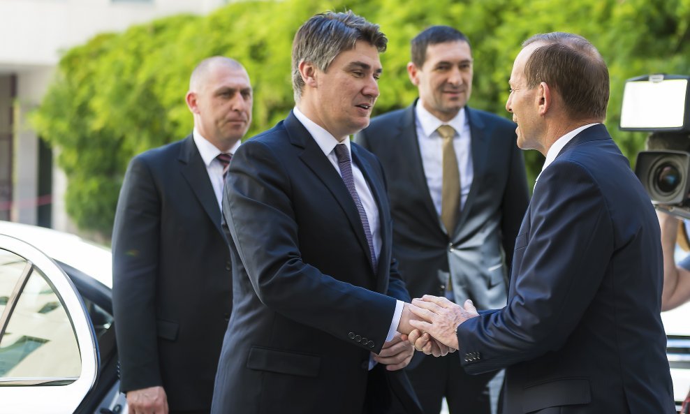 Zoran Milanović u Australiji, Tony Abbott