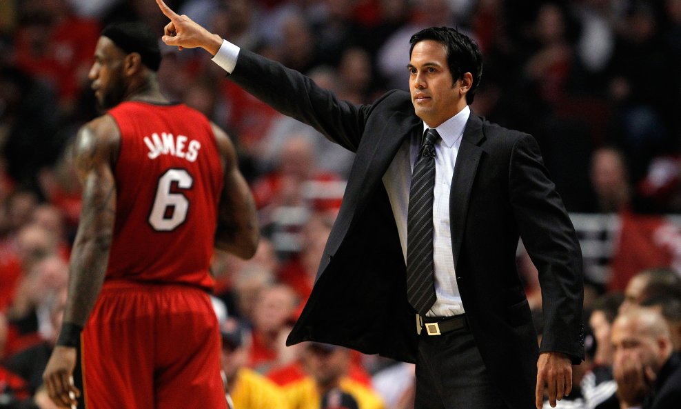 Erik Spoelstra i LeBron James