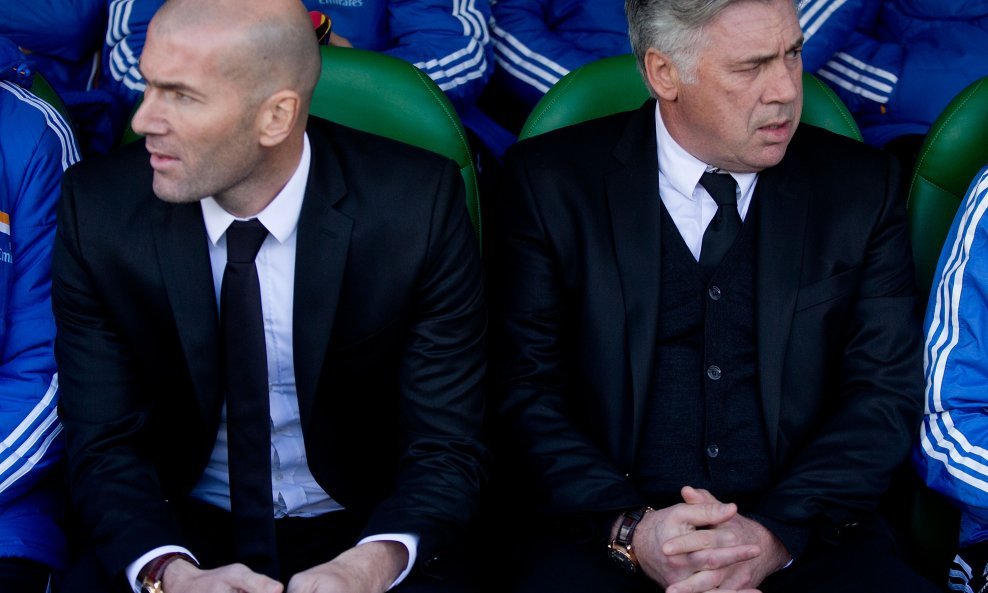 Zinedine Zidane i Carlo Ancelotti