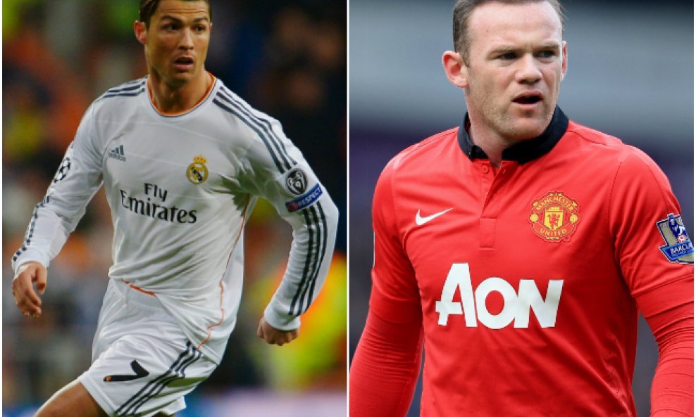 Cristiano Ronaldo i Wayne Rooney