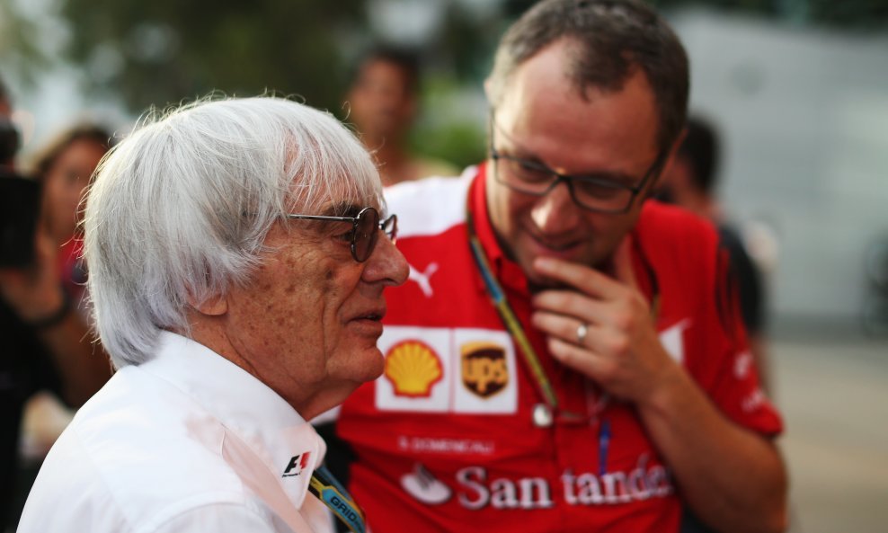 Bernie Ecclestone i Stefano Domenicali