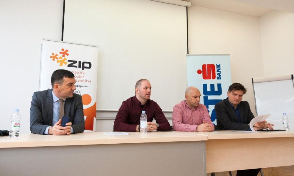 Igor Strejček, Mario Brkić, Mihovil Barančić i Saša Cvetojević