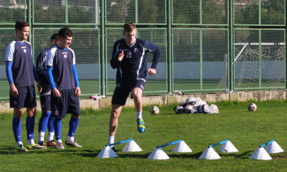 Trening igrača Hajduka