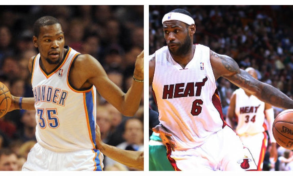 Kevin Durant i LeBron James