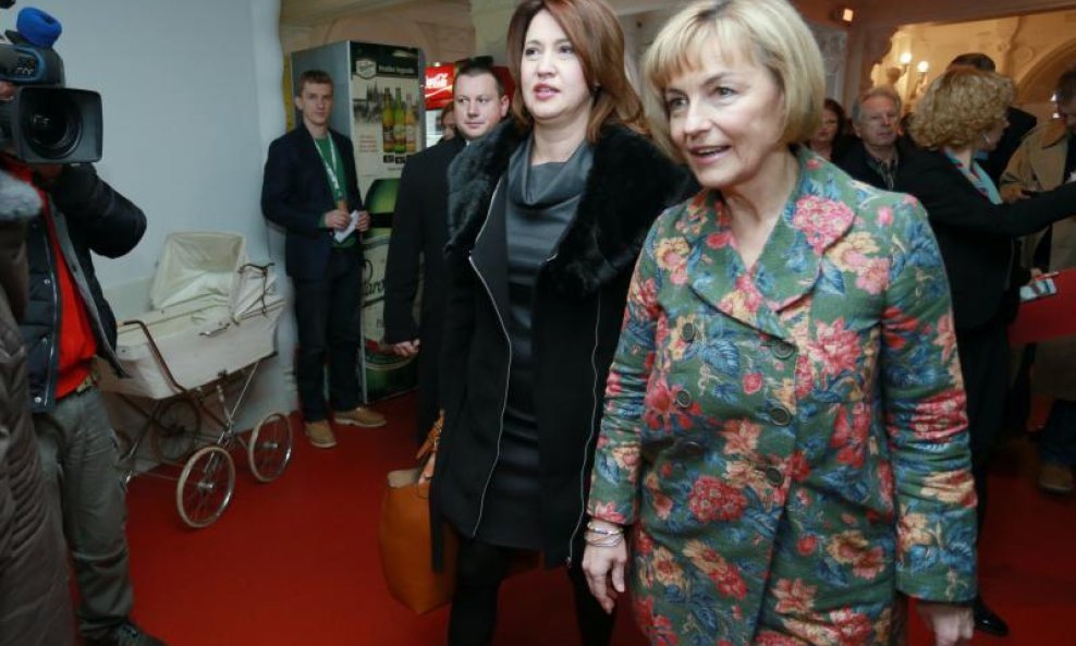 Milanka Opačić i Vesna Pusić