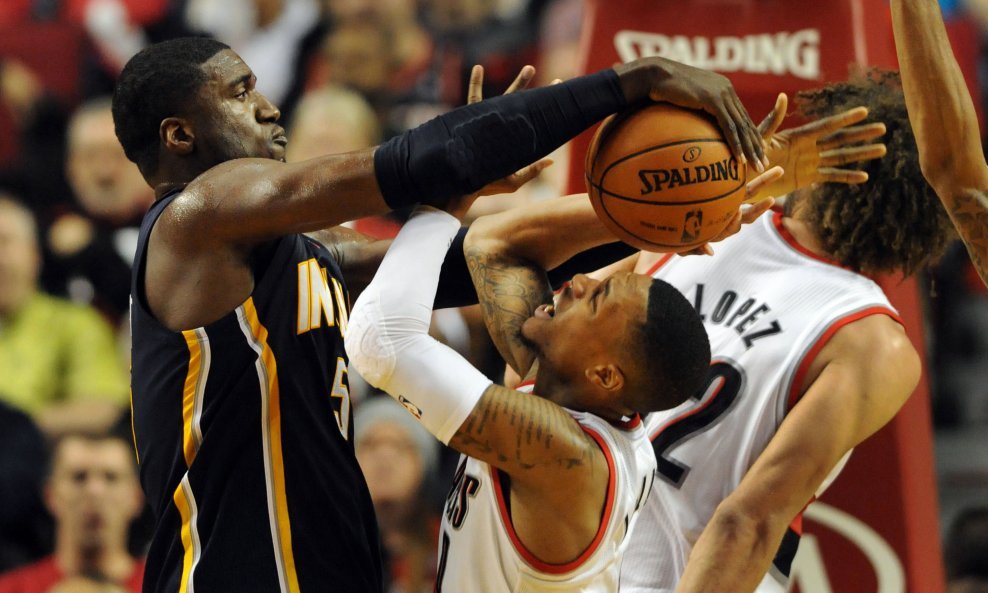 Roy Hibbert i Damian Lillard