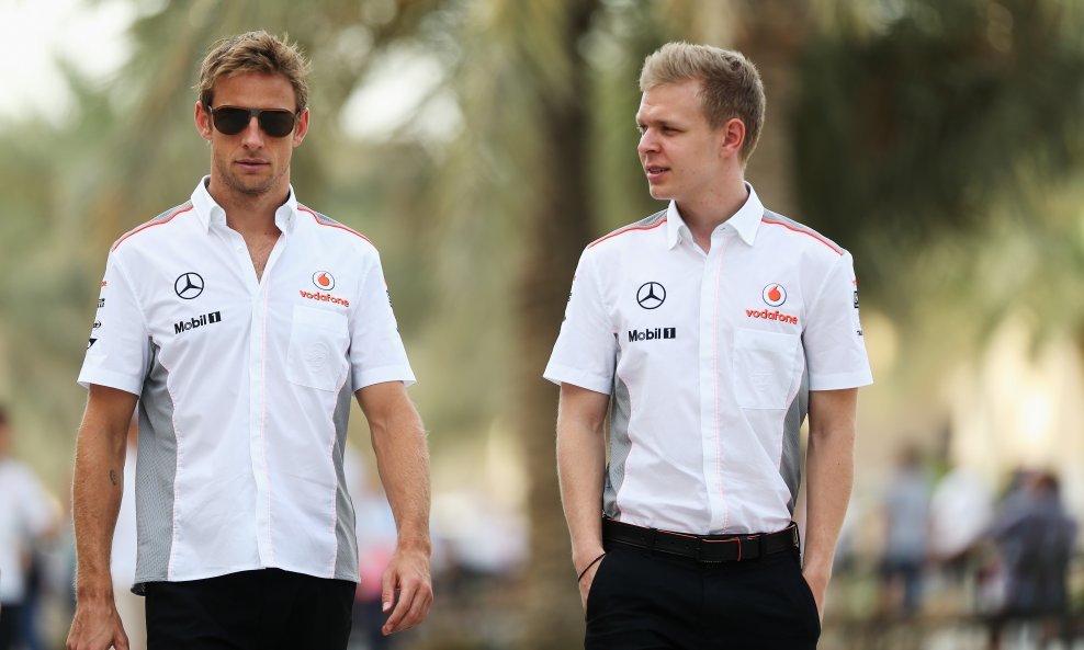 Jenson Button i Kevin Magnussen