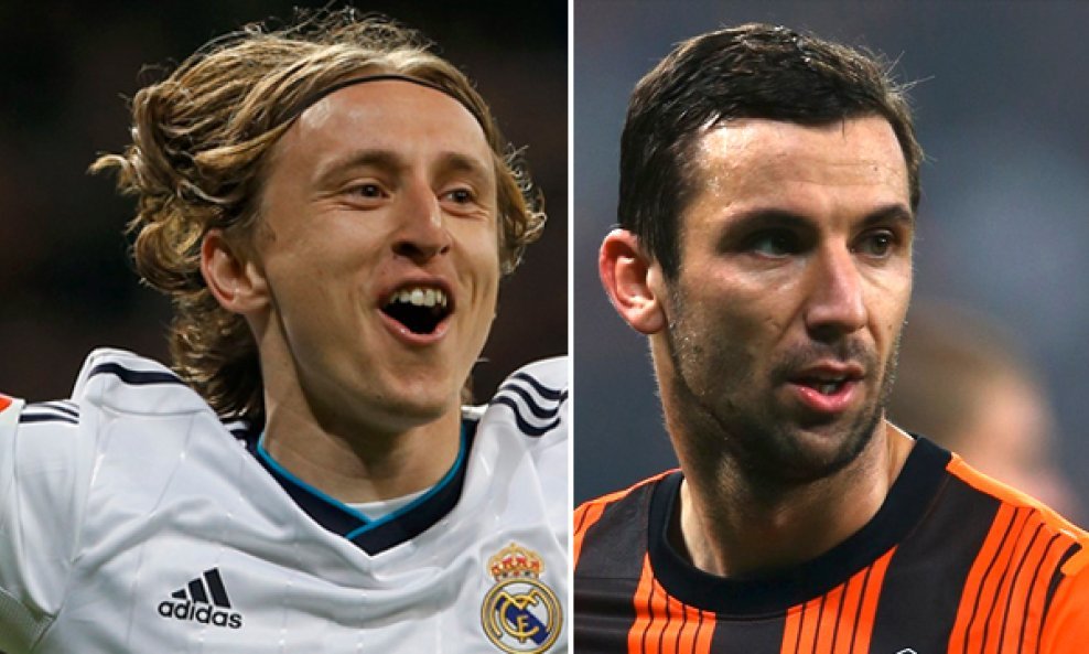 Luka Modrić i Darijo Srna