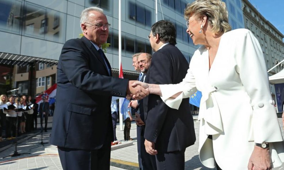 Neven Mimica i Viviane Reding