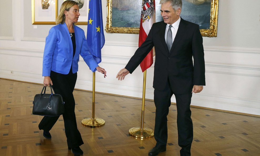 Federica Mogherini i Werner Faymann