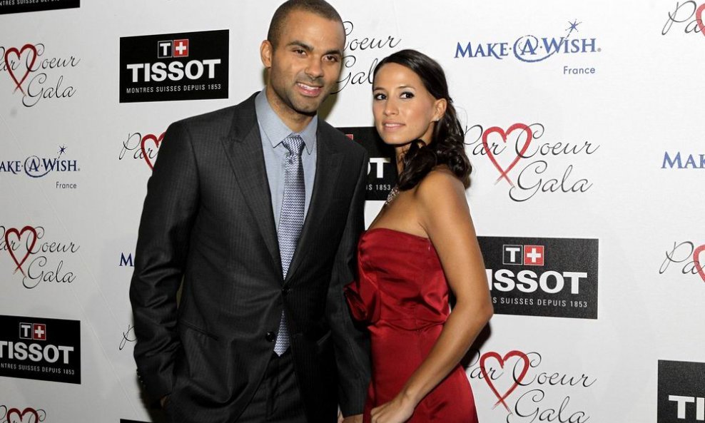 Tony Parker i Axelle Francine