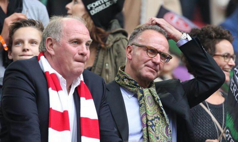 Uli Hoeness i Karl-Heinz Rummenigge (desno)