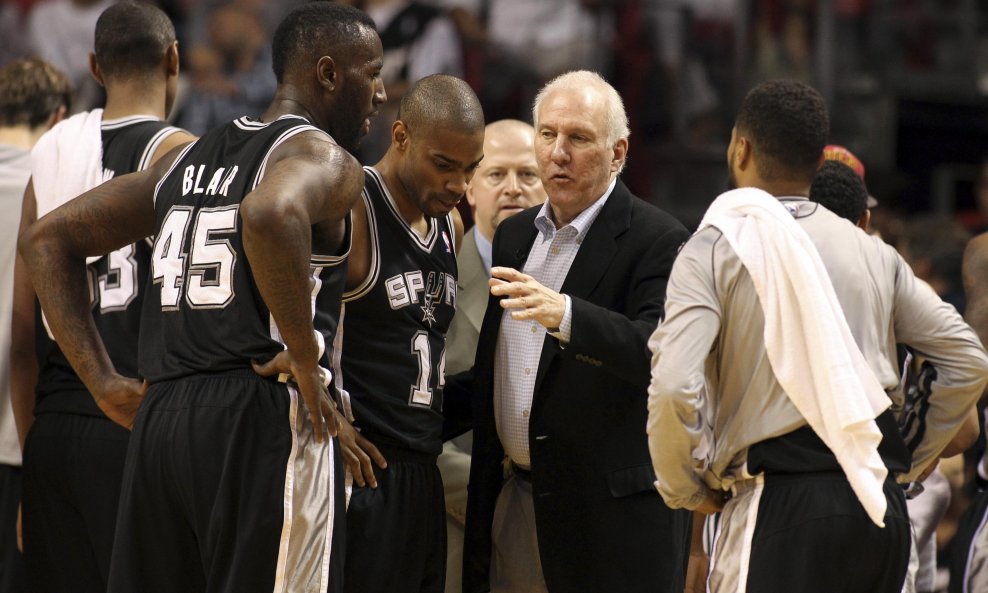 Trener San Antonio Spursa Gregg Popovich