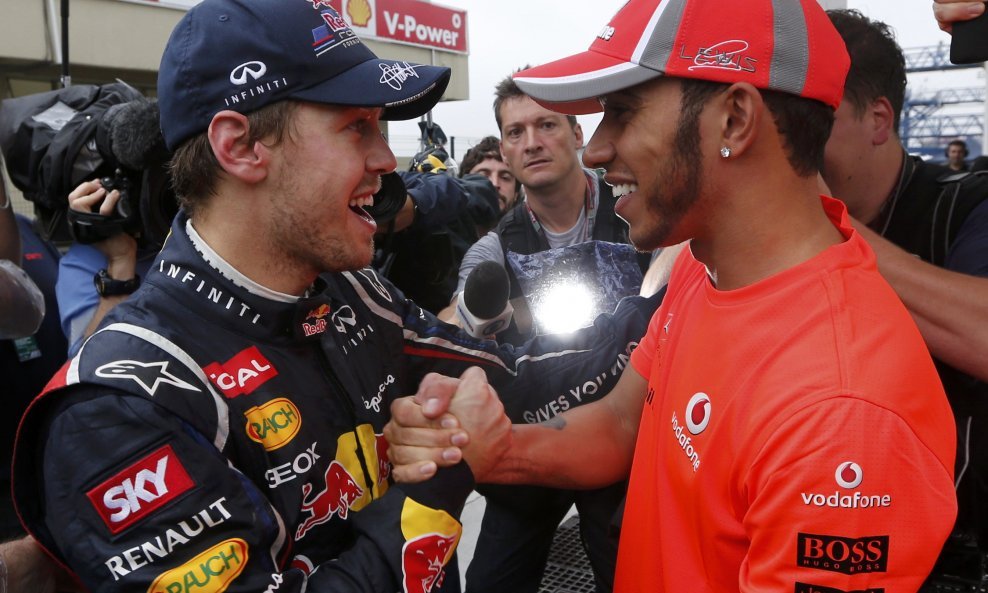 Sebastian Vettel i Lewis Hamilton