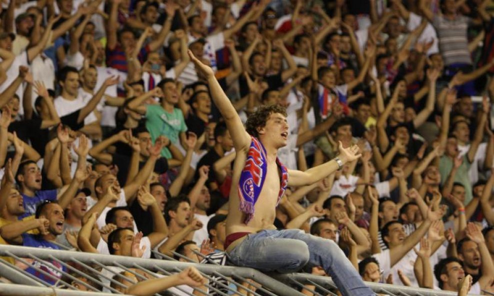 Torcida na utakmica Hajduk - Zagreb