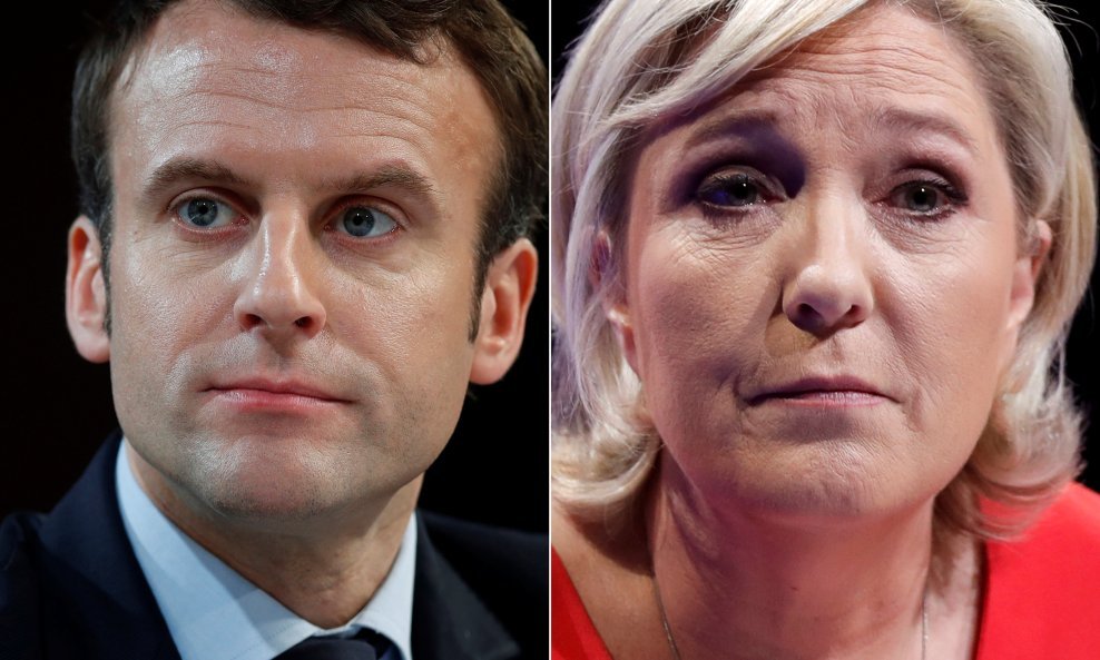 Emmanuel Macron i Marine Le Pen